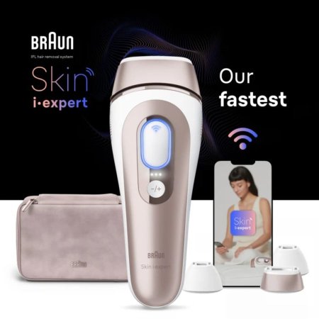 جهاز إزالة الشعر بالليزر Braun Skin i·expert IPL PL7257 أبيض/برونزي